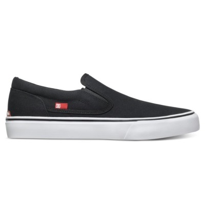 DC Trase Slip-On Fekete / Fehér - Cipő - Fekete / Fehér - Magyarország (FXW16R66)